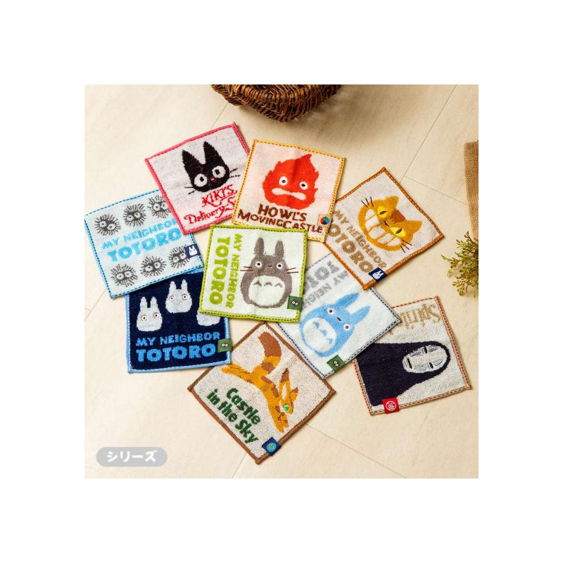 Household linen - Mame Mini Towel Calcifer 15x15 cm - Howl's Moving Castle