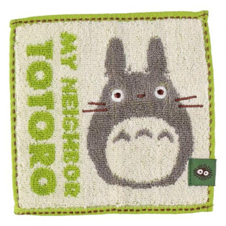 Linge de maison - Mini Serviette Mame Totoro Gris 15x15 cm - Mon Voisin Totoro