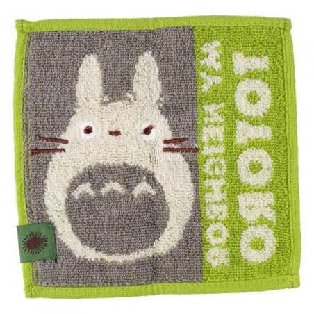 Linge de maison - Mini Serviette Mame Totoro Gris 15x15 cm - Mon Voisin Totoro