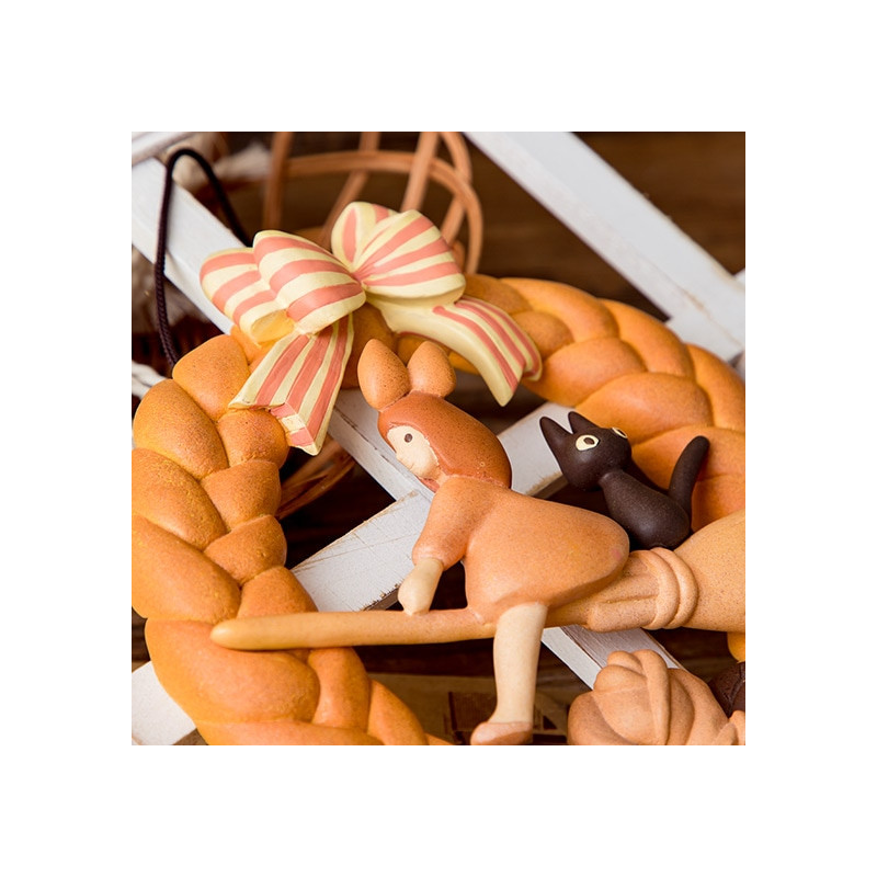 Décoration - Décoration Kiki et Jiji Couronne de pain - Kiki la petite sorcière