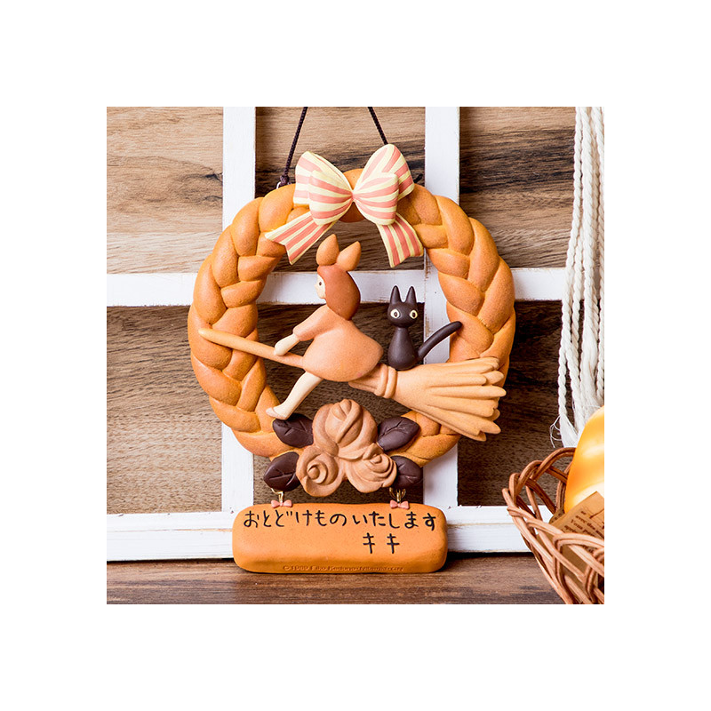 Décoration - Décoration Kiki et Jiji Couronne de pain - Kiki la petite sorcière