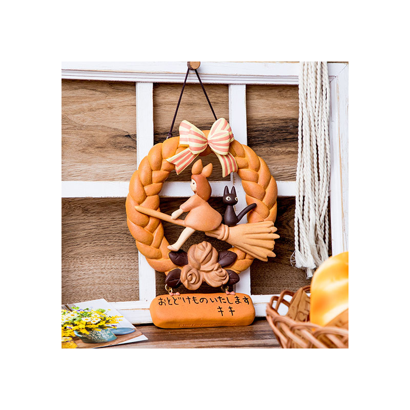 Décoration - Décoration Kiki et Jiji Couronne de pain - Kiki la petite sorcière
