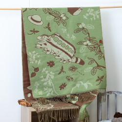 Textil - Estola verde claro Totoro & Gatobus - Mi vecino Totoro