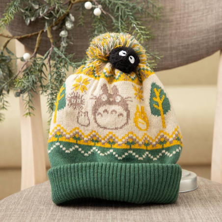 Textile - Bonnet à pompon Totoro & Noiraudes - Mon Voisin Totoro