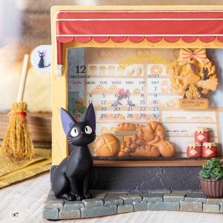 Décoration - Diorama Cadre Jiji Boulangerie - Kiki la petite sorcière