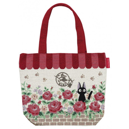 Bags - Tapestry Tote Bag Jiji Flowers - Kiki's Delivery Service