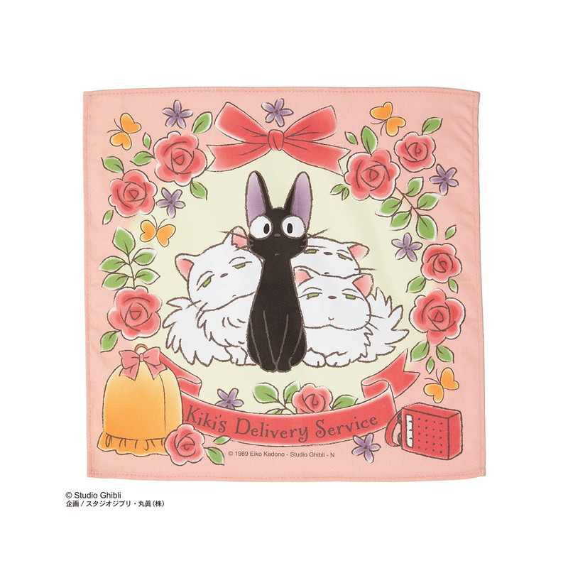 Outfits - Handkerchief Cat family 43 x 43 cm - Kiki's Delivery Service