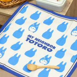 Textil - Pañuelo Silueta Totoro Azul 43 x 43 cm - Mon VoisinTotoro