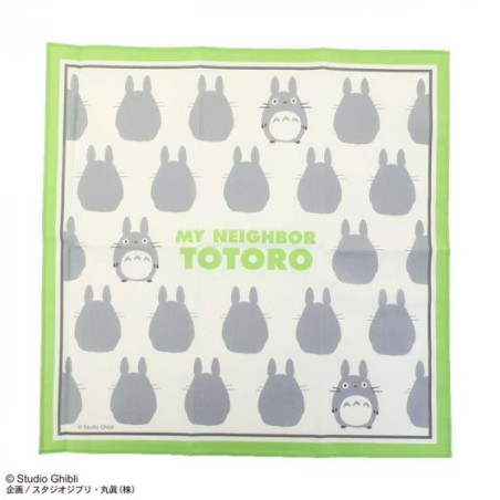 Textile - Mouchoir Silhouette Totoro Gris 43 x 43 cm - Mon VoisinTotoro