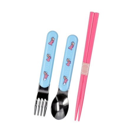 Chopsticks - Set Chopsticks Spoon Fork Ponyo in the ocean - Ponyo on the Cliff