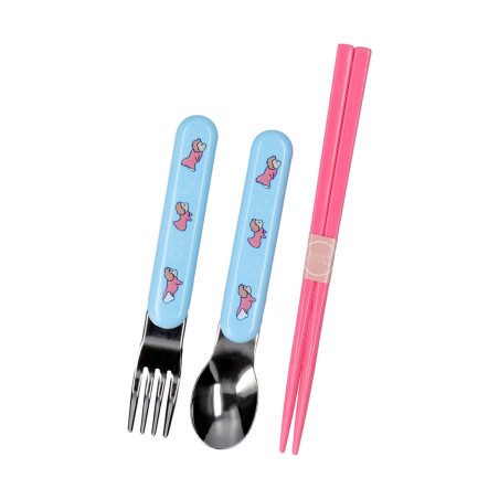 Baguettes - Set Baguettes Cuillère Fourchette Ponyo dans la mer - Ponyo sur la fa