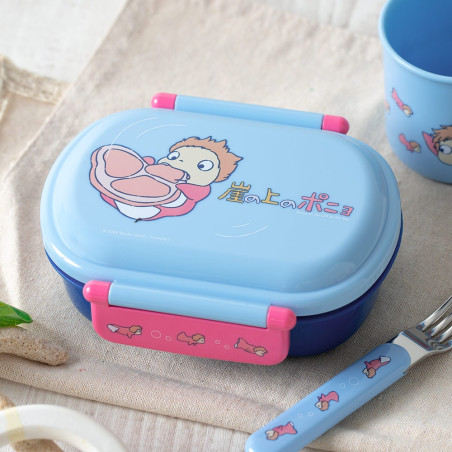 Bentos - Lunch box 2 locks Ponyo in the ocean - Ponyo on the Cliff