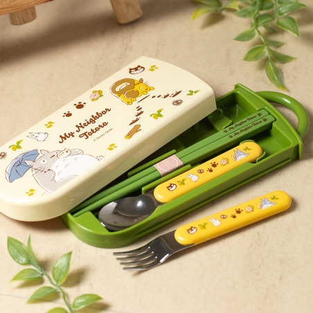 Baguettes - Set Baguettes Cuillère Fourchette Totoro & Chatbus - Mon Voisin Totor