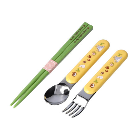 Chopsticks - Set Chopsticks Spoon Fork Totoro & Catbus - My Neighbor Totoro