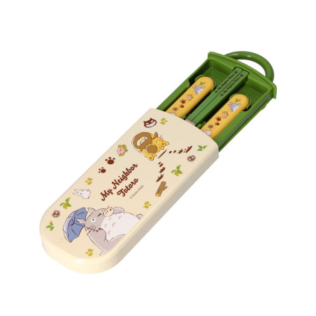 Chopsticks - Set Chopsticks Spoon Fork Totoro & Catbus - My Neighbor Totoro