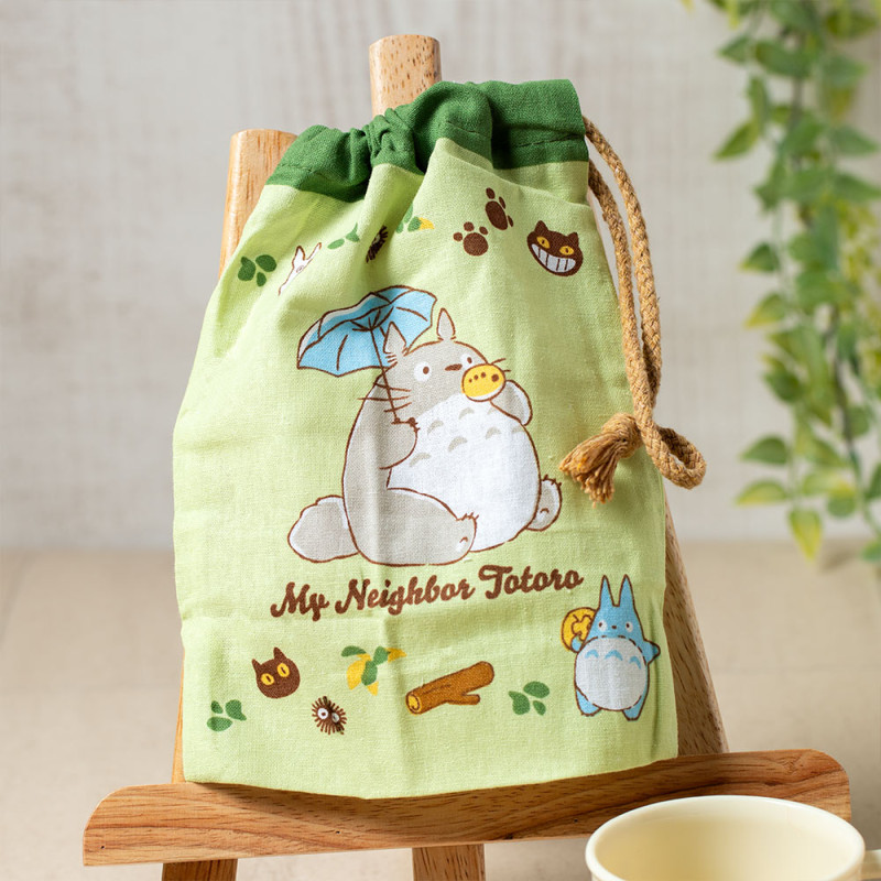 String pouch Totoro & Catbus - My Neighbor Totoro