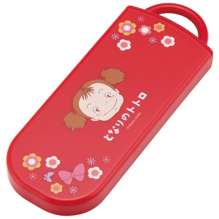 Baguettes - Set Baguettes Cuillère Fourchette Mei rouge - Mon Voisin Totoro