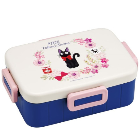 Bentos - Lunch box 4 locks 650ml Jiji Flower garland - Kiki's Delivery Service