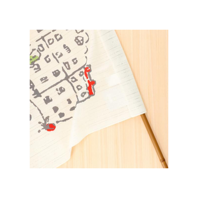 Curtains - Japanese Curtain Jiji and his kids - Kiki's Delivery Service