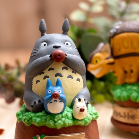 Boites à musiques - Grande Statue Musicale Totoro joue de l’ocarina - Mon Voisin Totoro