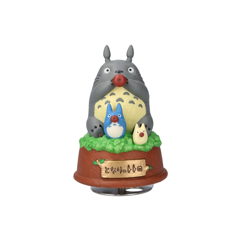 Boites à musiques - Grande Statue Musicale Totoro joue de l’ocarina - Mon Voisin Totoro