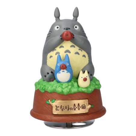 Boites à musiques - Grande Statue Musicale Totoro joue de l’ocarina - Mon Voisin Totoro
