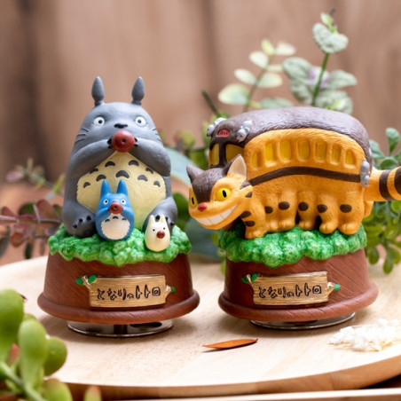 Boites à musiques - Grande Statue Musicale Totoro joue de l’ocarina - Mon Voisin Totoro