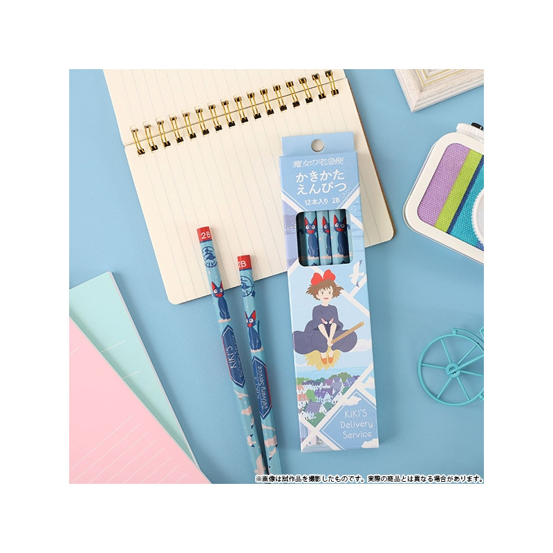 Writing - Set of 12 2B Pencils Flying Kiki - Kiki's Delivery Service