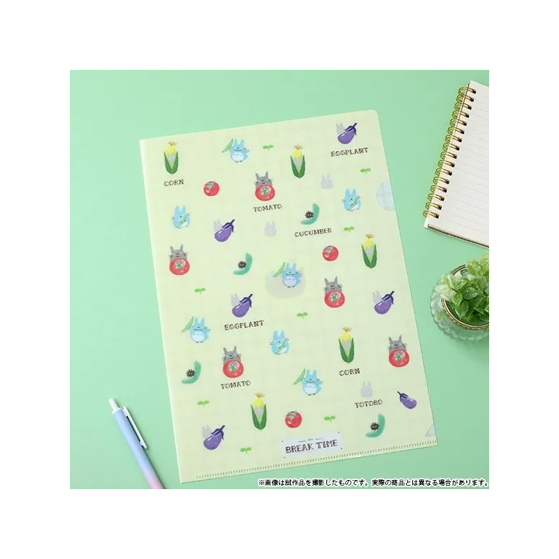 Storage - Clear File A4 Break Time Vegetables - My Neighbor Totoro