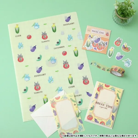 Storage - Clear File A4 Break Time Vegetables - My Neighbor Totoro