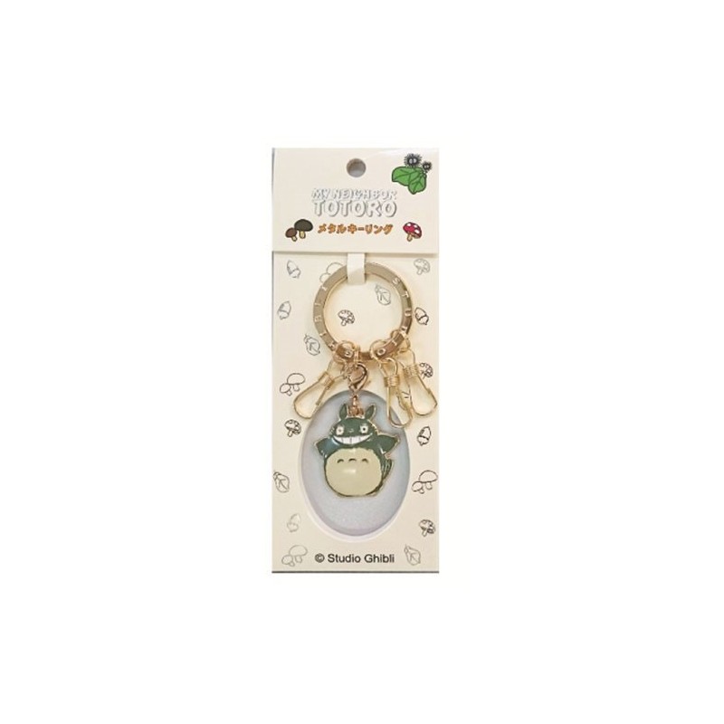Keychains - Metal Key Holder Big Totoro Smile - My Neighbor Totoro