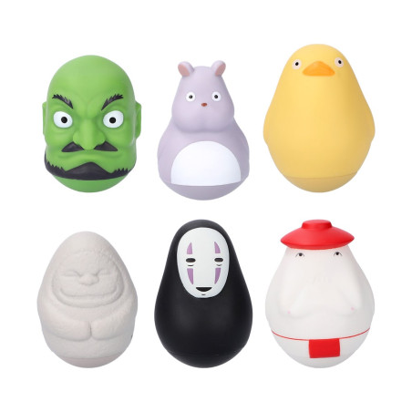 Figurines - Pose Collection Assort. of 6 Roly-poly figurines - Spirited Away