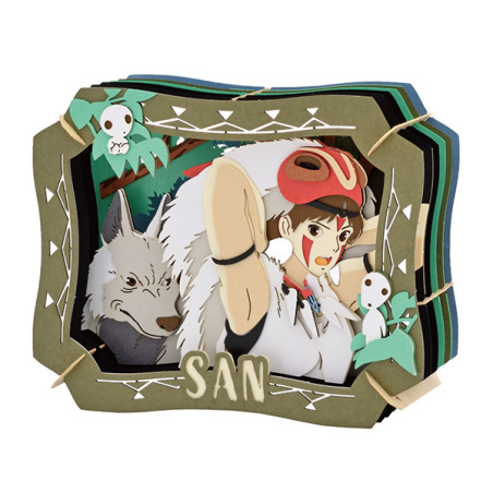 Arts and crafts - Paper Theater San - Princess Mononoke