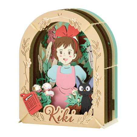 Loisirs créatifs - Théâtre de papier Flower garden - Kiki la petite sorcière