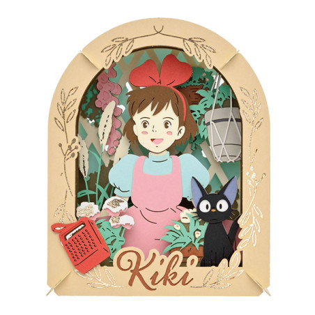 Loisirs créatifs - Théâtre de papier Flower garden - Kiki la petite sorcière