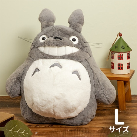 Peluches Classiques - Peluche Funwari Totoro Gris L - Mon Voisin Totoro