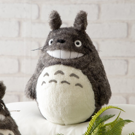 Peluches Classiques - Peluche Acrylique Totoro Gris souriant M - Mon Voisin Totoro