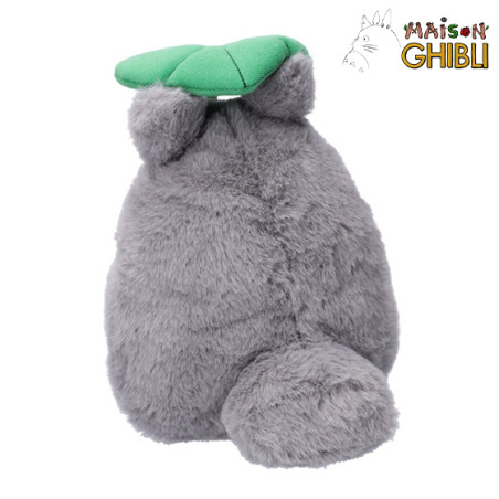 Peluches Nakayoshi - Peluche Nakayoshi Totoro Gris avec feuille - Mon Voisin Totoro