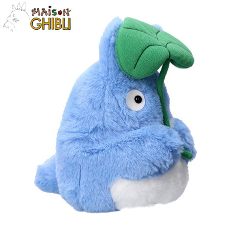 Peluches Nakayoshi - Peluche Nakayoshi Totoro Bleu avec feuille - Mon Voisin Totoro