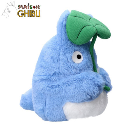 Nakayoshi Plush - Nakayoshi Plush Medium Totoro with leaf - My Neighbor Totoro