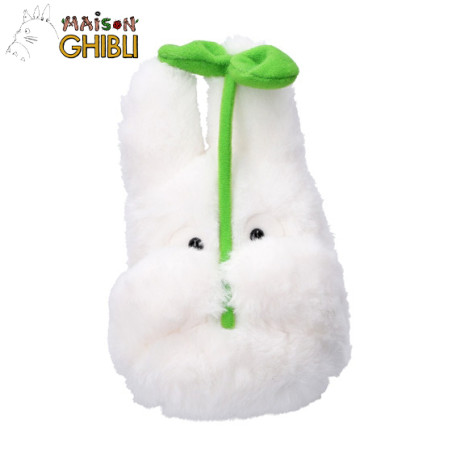 Peluches Nakayoshi - Peluche Nakayoshi Totoro Blanc avec feuille - Mon Voisin Totoro