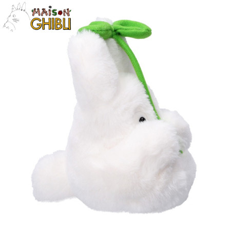 Peluches Nakayoshi - Peluche Nakayoshi Totoro Blanc avec feuille - Mon Voisin Totoro