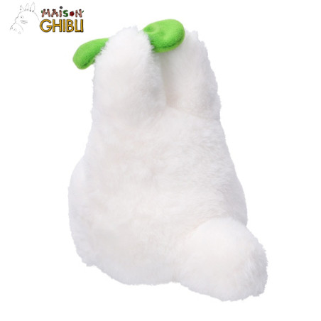 Peluches Nakayoshi - Peluche Nakayoshi Totoro Blanc avec feuille - Mon Voisin Totoro