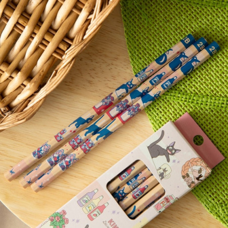 Writing - Set of 12 2B Pencils Jiji & Kiki Shopping - Kiki's Delivery Service
