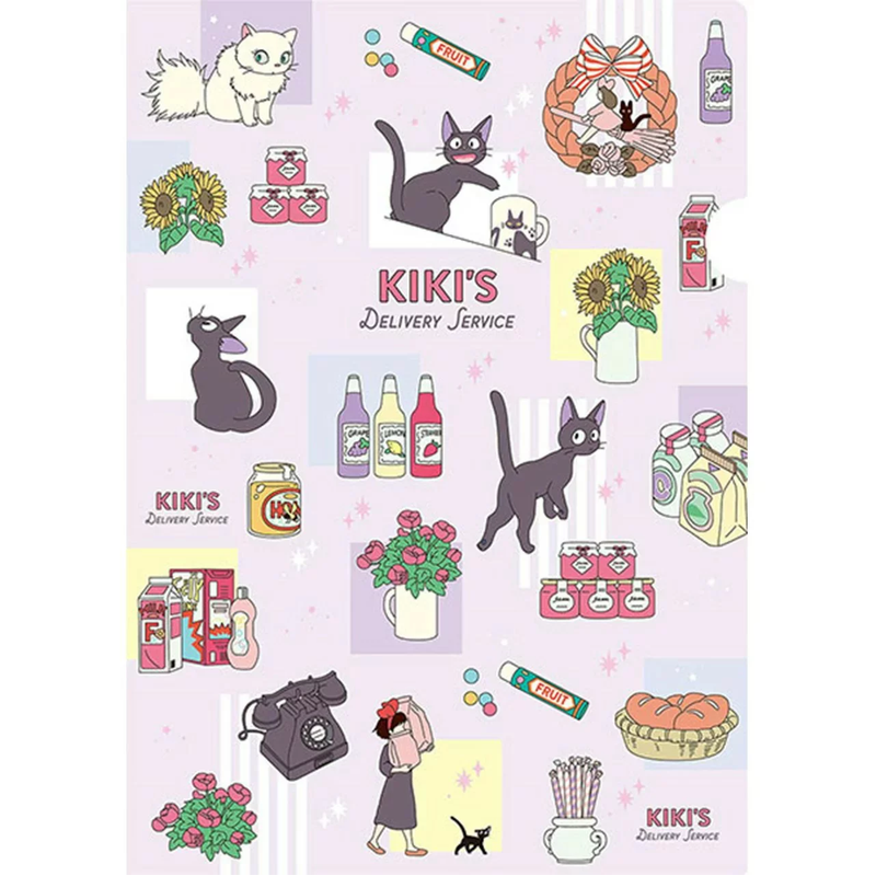 Classement - Chemise A4 Jiji & Kiki Shopping - Kiki la petite sorcière