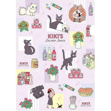 Classement - Chemise A4 Jiji & Kiki Shopping - Kiki la petite sorcière