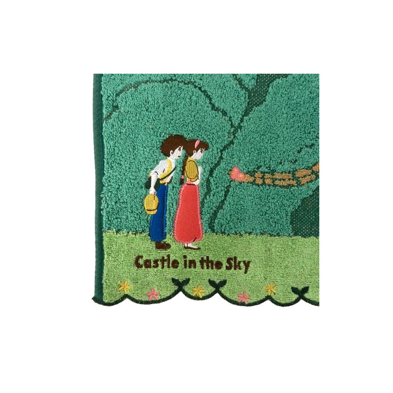 Linge de maison - Mini Serviette Robot Jardinier 34x36 cm - Le Château dans le ciel