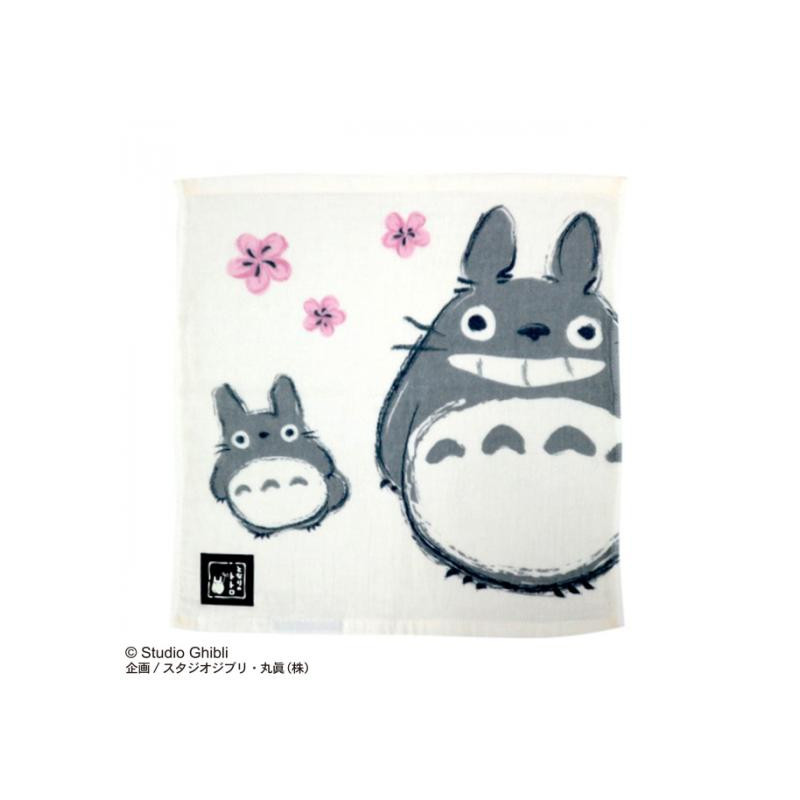 Linge de maison - Mini Serviette Imabari Totoro Sakura 34x36 cm - Mon Voisin Totoro