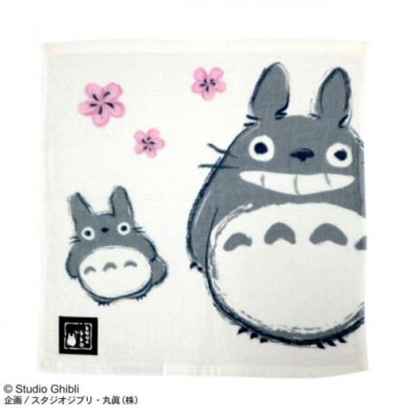 Linge de maison - Mini Serviette Imabari Totoro Sakura 34x36 cm - Mon Voisin Totoro