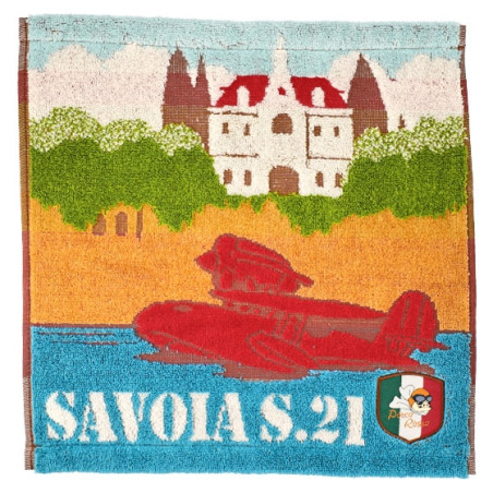 Household linen - Mini Towel Savoia S.21 34x36 cm - Porco Rosso